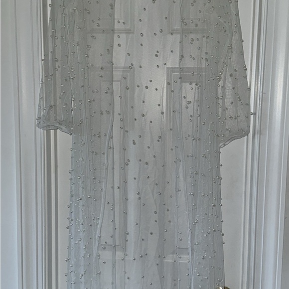 Pearl bridal robe - Picture 2 of 5